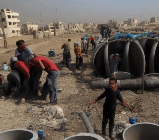 Urgent Need in Gaza: Support Repairing Damaged Water Pipelines And Tanks