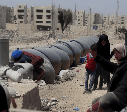Urgent Need in Gaza: Support Repairing Damaged Water Pipelines And Tanks