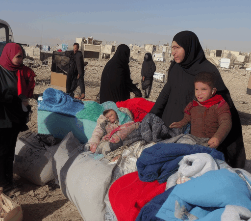 Urgent Need in Gaza: Support Distributing Winter Blankets And Clothing