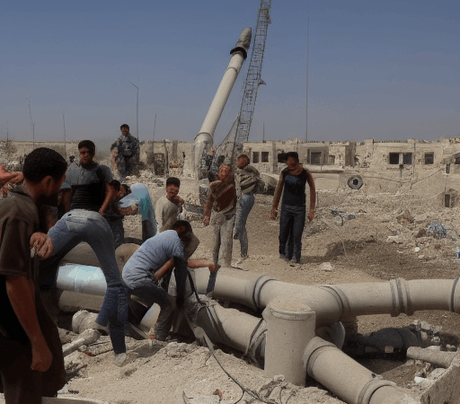 Urgent Need in Gaza: Support Repairing Damaged Water Pipelines And Tanks