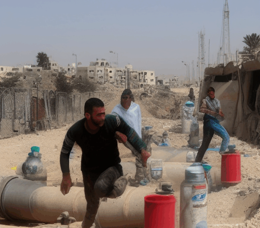 Urgent Need in Gaza: Support Repairing Damaged Water Pipelines And Tanks