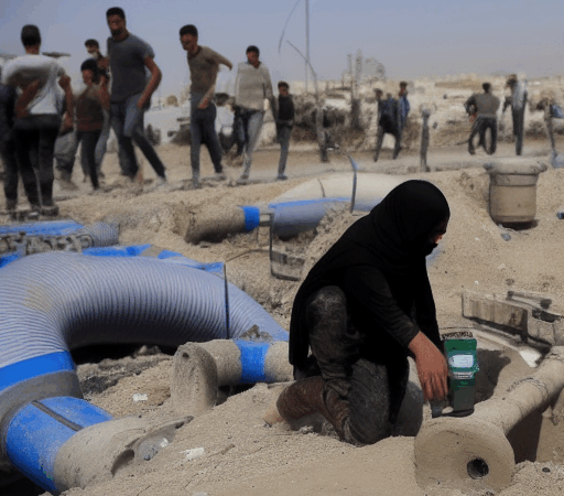 Urgent Need in Gaza: Support Repairing Damaged Water Pipelines And Tanks