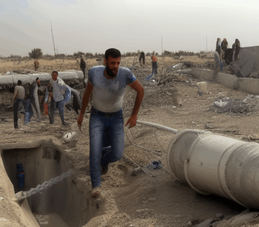 Urgent Need in Gaza: Support Repairing Damaged Water Pipelines And Tanks