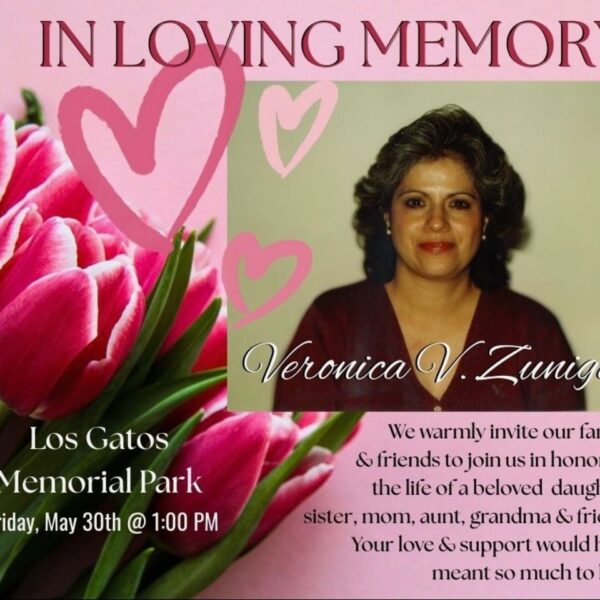 Support Veronica V. Zuniga's Memorial Service - Image 4