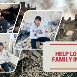 https://sadik-o.com - refugees and asylum seeekers - Help Louay  in Gaza