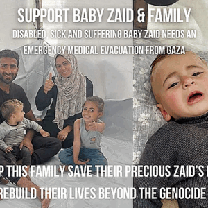 https://sadik-o.com - refugees and asylum seeekers - Support Sick Baby Zaid & Family to Survive the Gaza Genocide