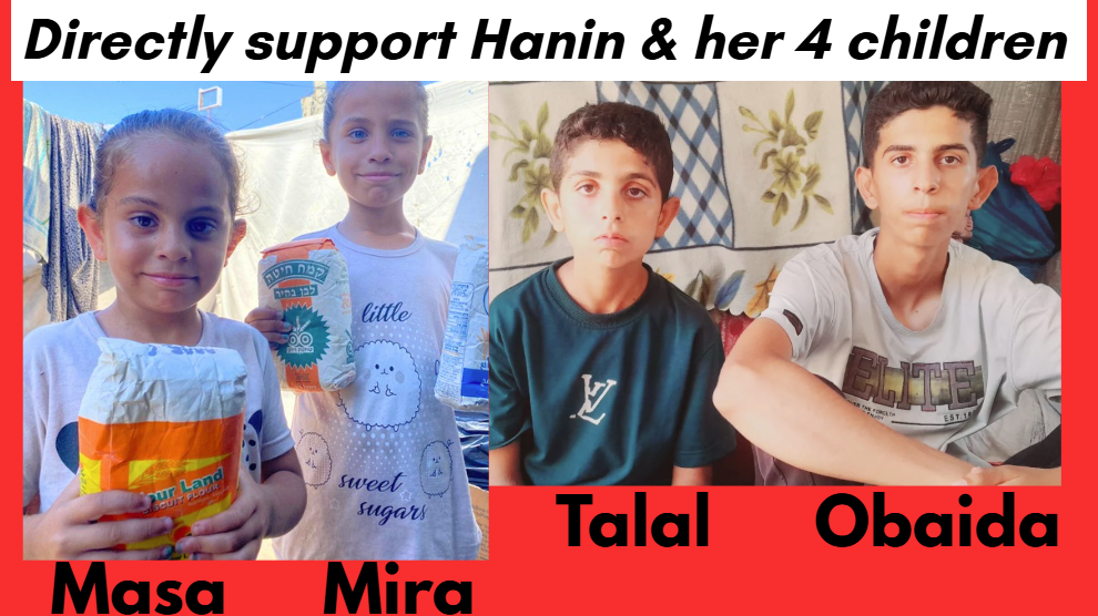 https://sadik-o.com - refugees and asylum seeekers - Support Hanin - a mother of 4 in North Gaza