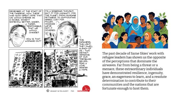 A retort in defiance of the polycrisis. Support refugee leaders. - Image 2
