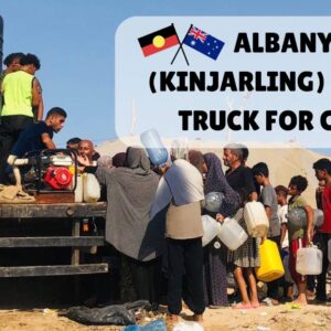 https://sadik-o.com - refugees and asylum seeekers - Albany Water Truck for Gaza