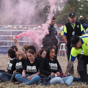 Support ten brave women for occcupying the Bendigo Rodeo arena