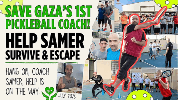 https://sadik-o.com - refugees and asylum seeekers - Save Gaza’s 1st Pickleball Coach – Help Samer Survive & Escape