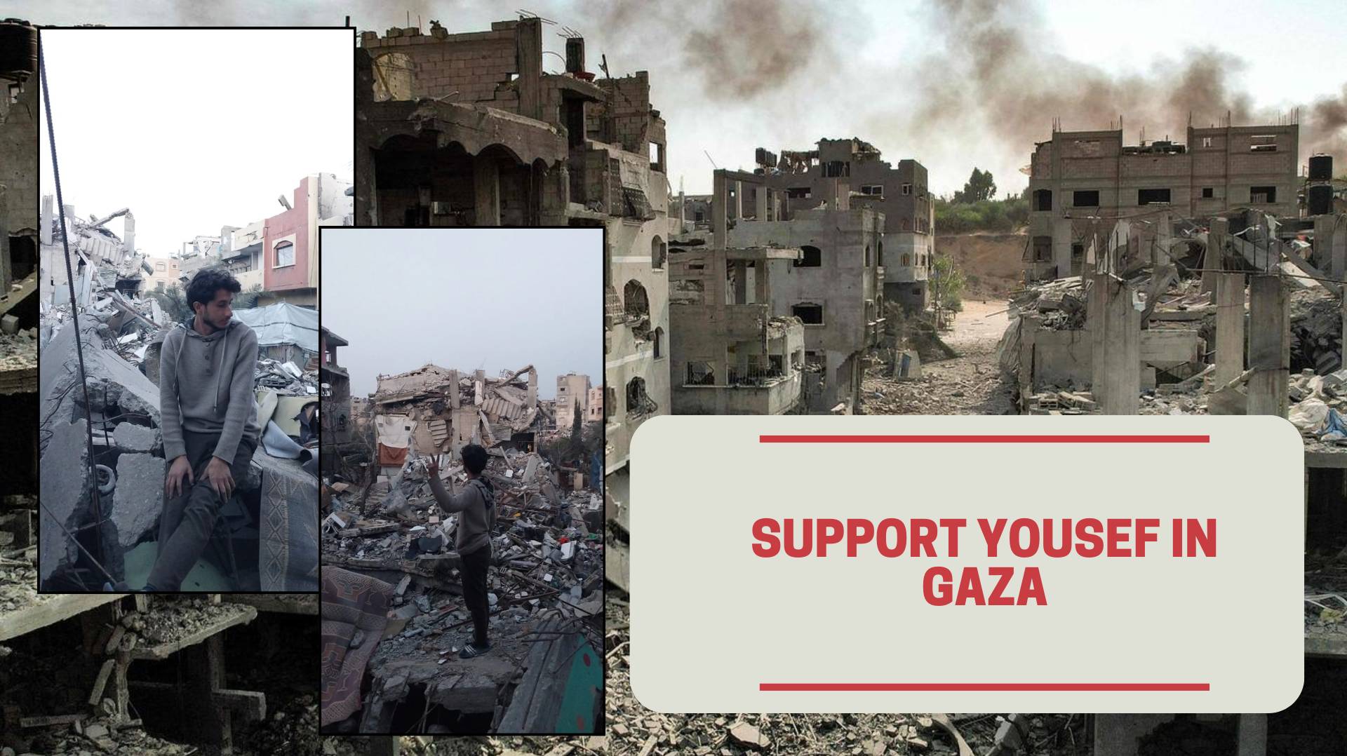 https://sadik-o.com - refugees and asylum seeekers - Support Yousef in Gaza