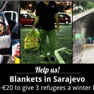 https://sadik-o.com - refugees and asylum seeekers - Blankets for Sarajevo