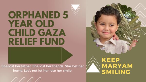 https://sadik-o.com - refugees and asylum seeekers - Orphaned 5 Year Old Child from Gaza Relief Fund