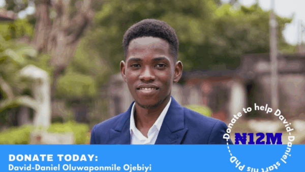 Support David-Daniel's PhD Dream in the UK