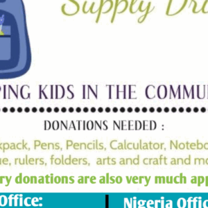 Support RoyalSeed's Mission for School Supplies