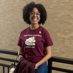 Support Azu for her sophomore year as a TXST Bobcat