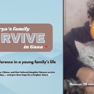 https://sadik-o.com - refugees and asylum seeekers - Marya's Survival Fund: help a loving couple & their baby in Gaza