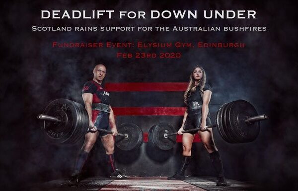 Deadlift for Down Under - Scotland rains support for Australia - – Sadik-O